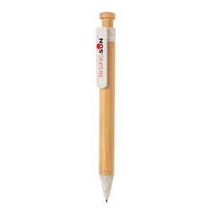 XD Collection P610.54 - Bambus pen med clip i hvedestrå