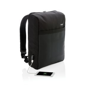 Swiss Peak P762.37 - Swiss Peak 15" tyverisikker RFID & USB rygsæk PVC fri
