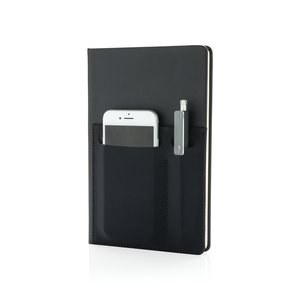 XD Collection P773.01 - A5 luksus notesbog med mobillomme