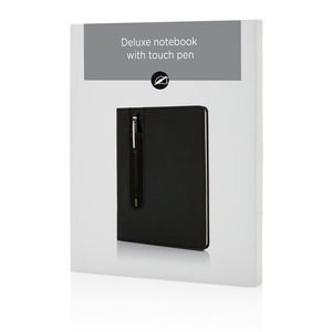 XD Collection P773.31 - Standard hardcover PU A5 notesbog med stylus pen