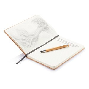 XD Collection P773.77 - A5 notesbog med bambus styluspen