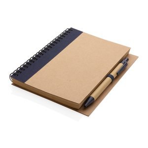 XD Collection P774.26 - Kraft spiral notesbog med pen