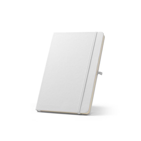A5 notesbog i genvundet polyester (100% rPET) linjeret sider - Egotier 93297