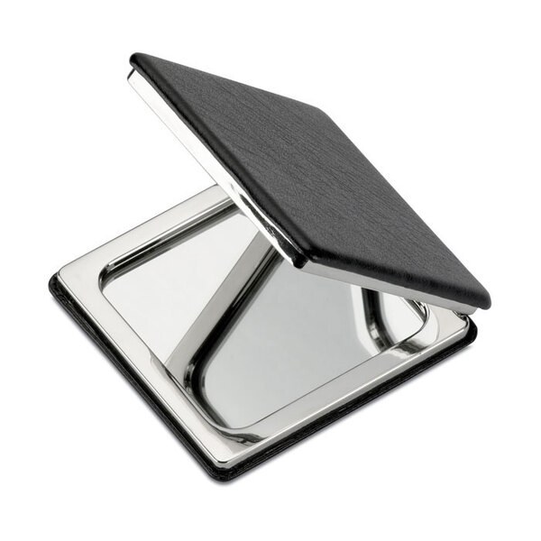 GLOW Compact Magnetic Double Mirror with PU Cover - GiftRetail MO7520