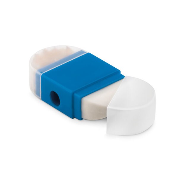 Dual-Function Sharpener and Eraser Combo Tool - GiftRetail MO9556