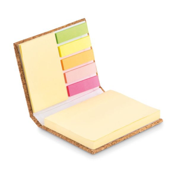 VISIONCORK Eco-Friendly Cork Sticky Note Memo Pad Set