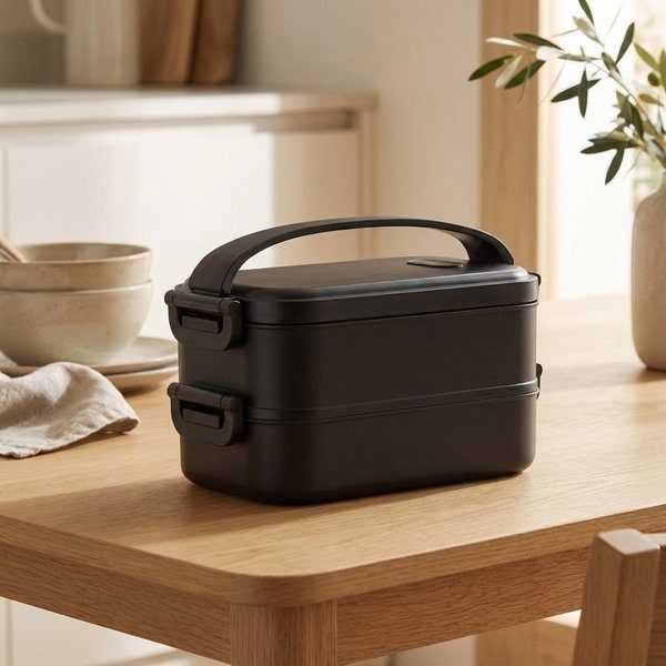 IDOLUNCH Eco-Friendly Two-Tier Recycled PP Lunch Box