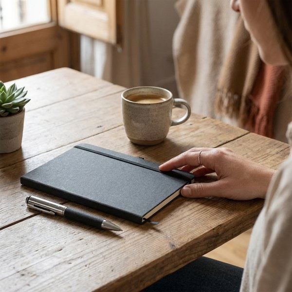 ELEGANOTE Eco-Friendly Recycled Leather Notebook Set - GiftRetail MO2195