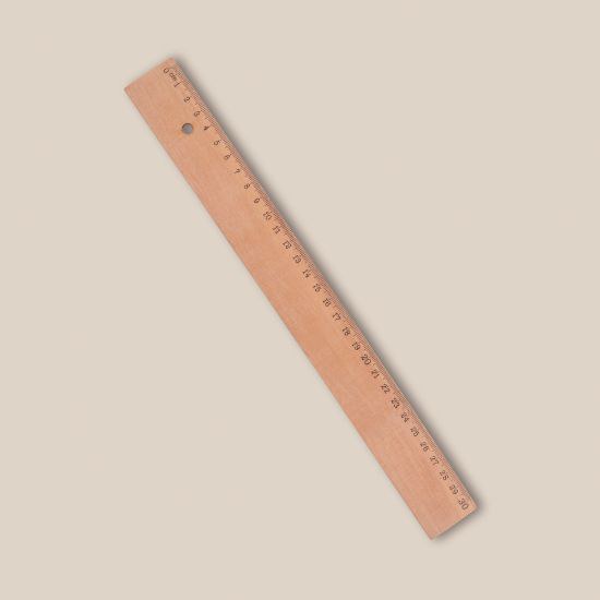 Goya 50077 - 30 cm Wooden Ruler DROIT