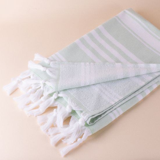 Goya 52036 - 100% Cotton Pareo Towel with Fringes CAYMAN