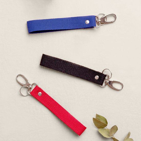 Goya 53027 - Cotton Key Ring with Carabiner, Elongated HOSEGOR