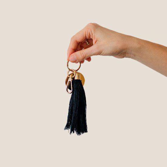 Goya 53026 - Metal Key Ring with Carabiner & Pompom POM-POM
