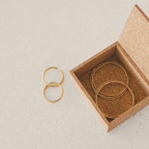 Goya 53545 - Cork Storage Box with Cap, Small GORI