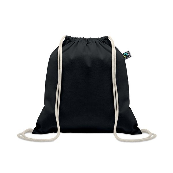 OSOLE DRAW COLOUR Drawstring bag Fairtrade 180gr