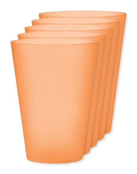 Pack of 5 GiftRetail MO6375 - FESTA LARGE - Eco-friendly and Reusable 300ml - Festival/Party Cup