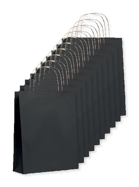 Pack of 100 GiftRetail MO6172 - PAPER TONE S Eco-Friendly Small Kraft Paper Gift Bags with Handles