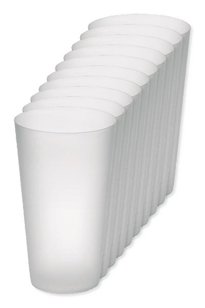 Pack of 100 GiftRetail MO9907 - FESTA LARGE - Eco-friendly and Reusable 500ml - Festival/Party Cup