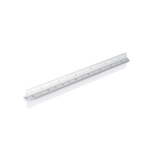 XD Collection P165.13 - Trekantet lineal i aluminium 30cm