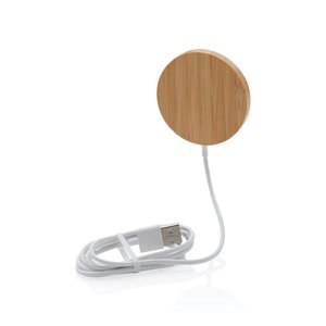 XD Collection P302.63 - 10W magnetisk trådløs oplader i bambus