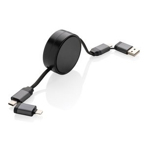 XD Xclusive P302.75 - Terra RCS udtrækkelig 60W 6-i-1 kabel genanvendt aluminium