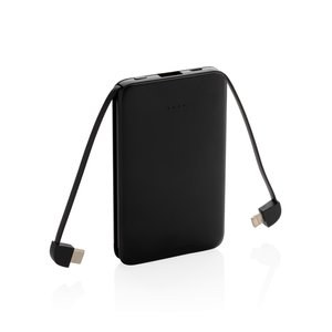 XD Collection P322.08 - 5.000 mAh Pocket Powerbank with integrated cables