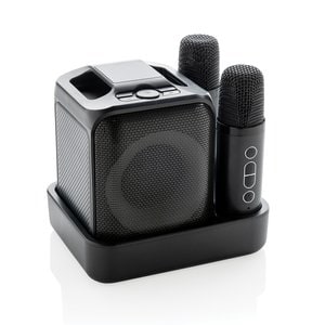 XD Collection P331.06 - Singvibe RCS karaokesæt af genanvendt plast med dobbeltmikro