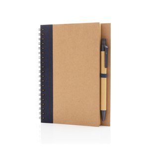 XD Collection P774.26 - Kraft spiral notesbog med pen