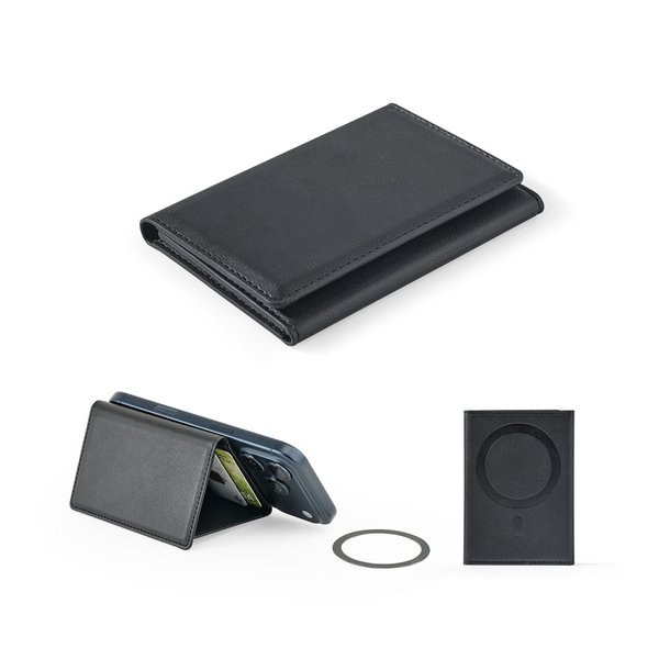 Magnetisk PU-pung med høj kapacitet og RFID-blokering - Egotier 95127