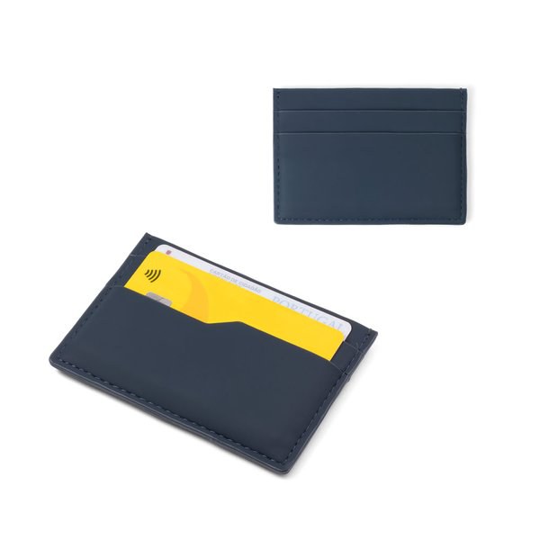 PU-kortholder til 5 kort med RFID-blokering